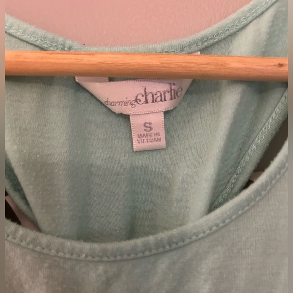Mint Charming Charlie tank - Picture 2 of 3
